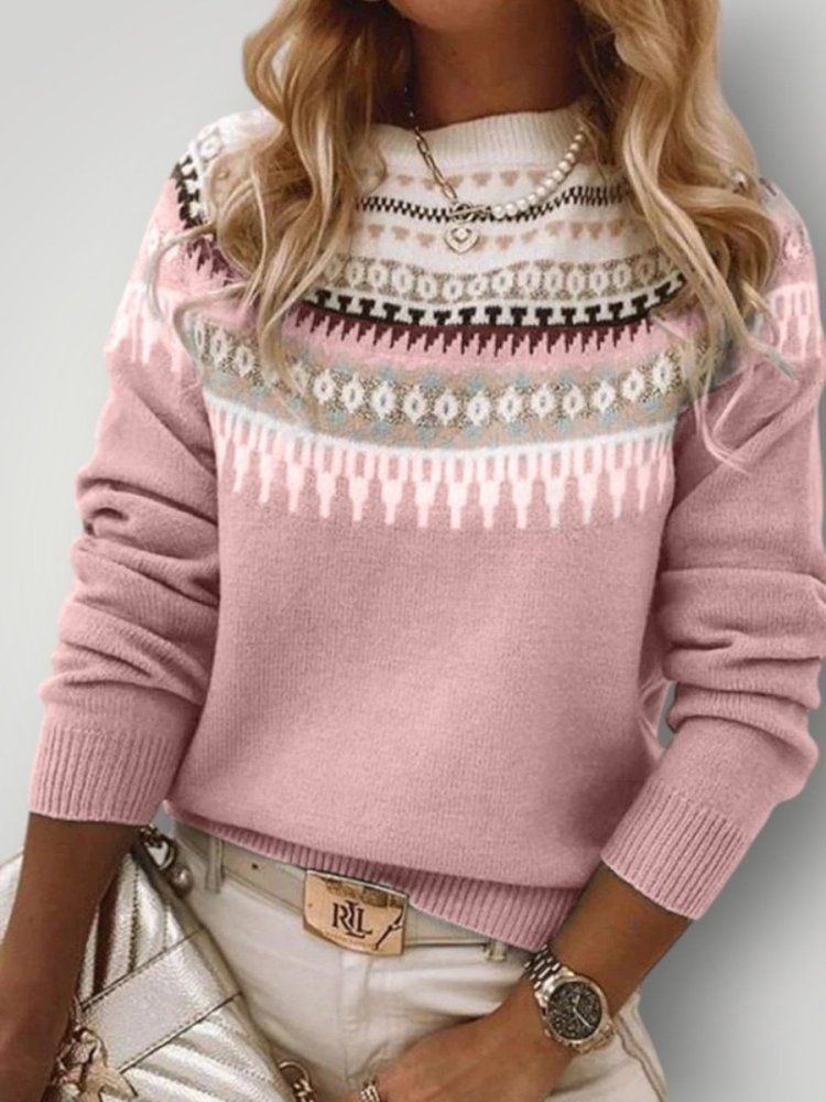 Pull Femme Tricoté Confortable et Chic 3