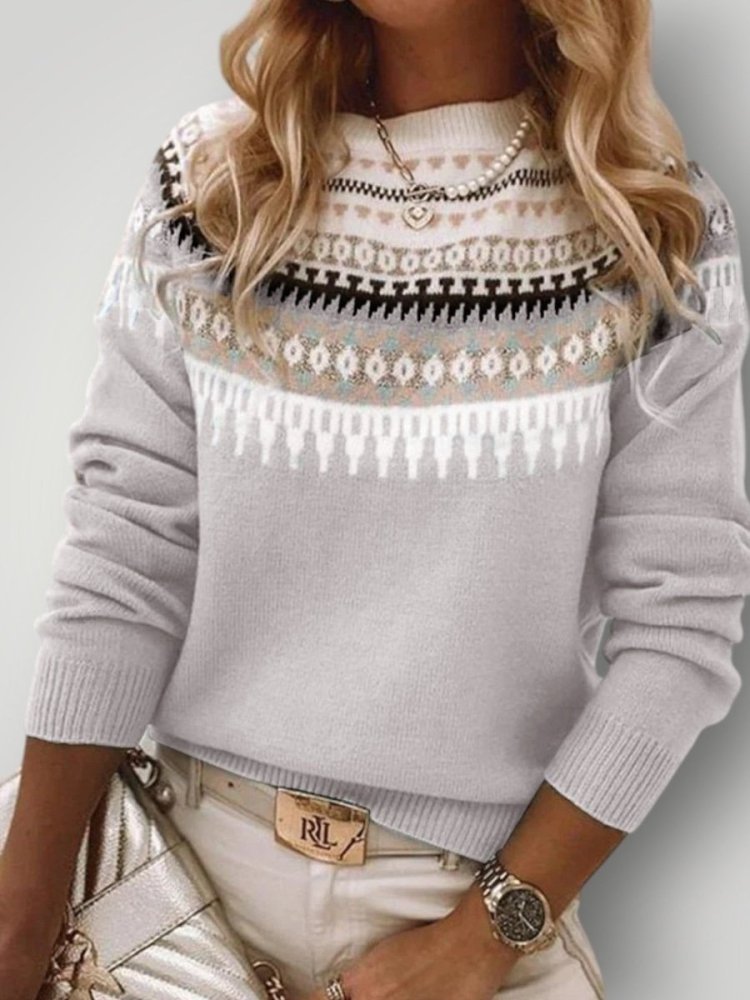 Pull Femme Tricoté Confortable et Chic 4