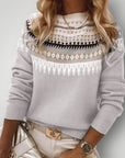 Pull Femme Tricoté Confortable et Chic 4