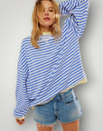 Pull Rayé Élégant et Confortable 0