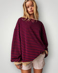 Pull Rayé Élégant et Confortable 1