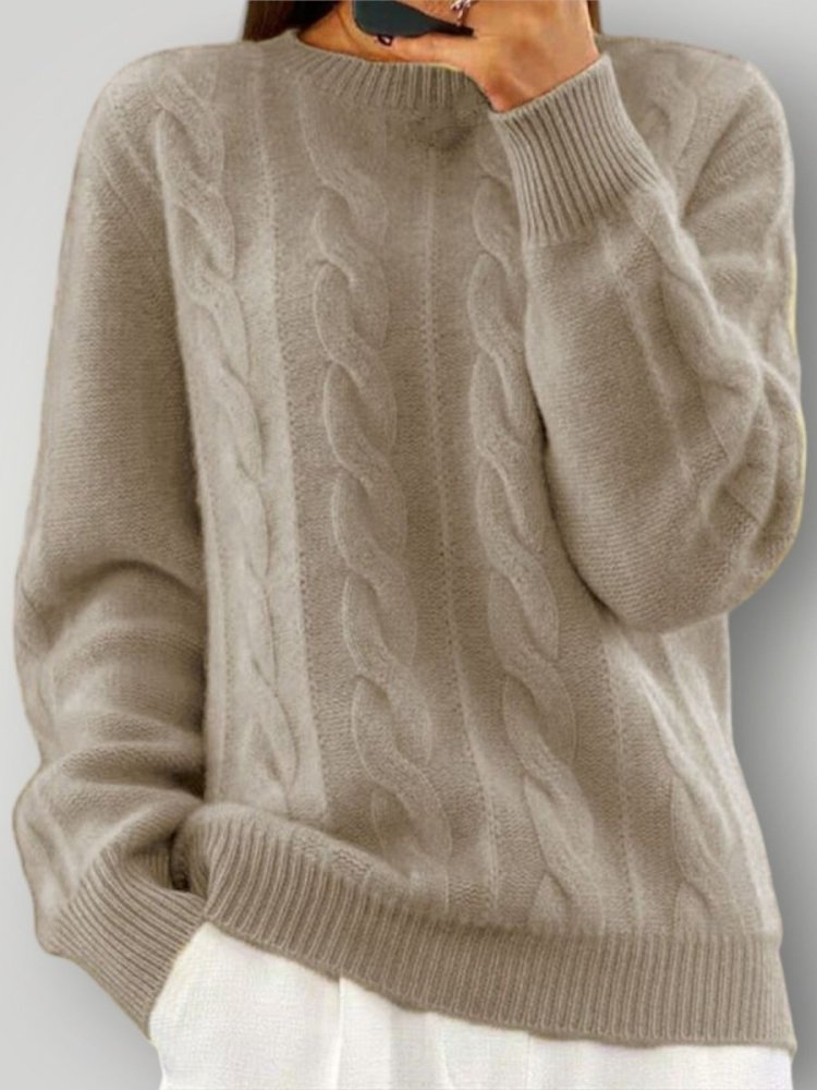 Pull Tricot Femme Élégant et Confortable 1