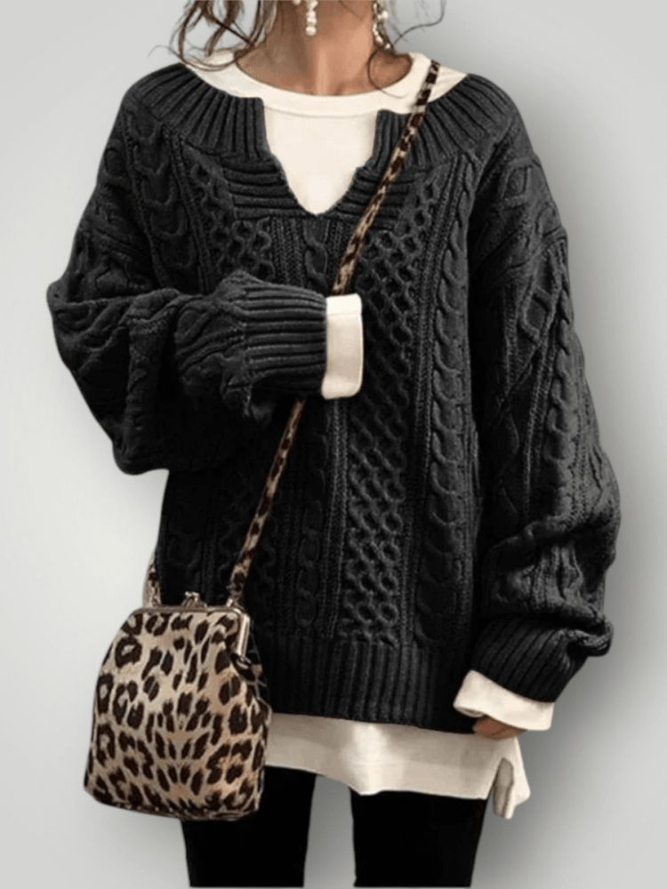 Pull Tricoté Élégant et Confortable 4