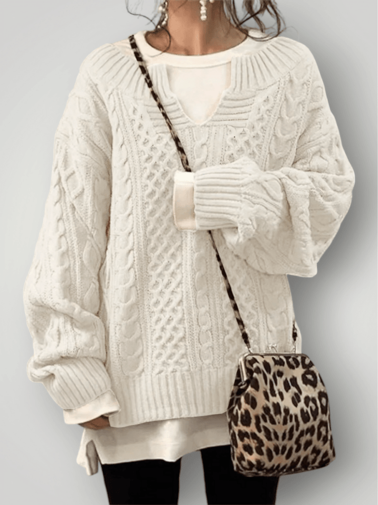 Pull Tricoté Élégant et Confortable 1