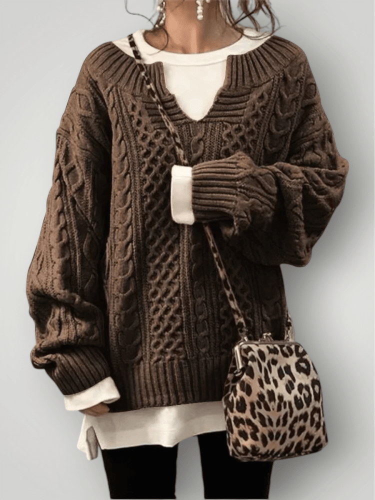 Pull Tricoté Élégant et Confortable 2