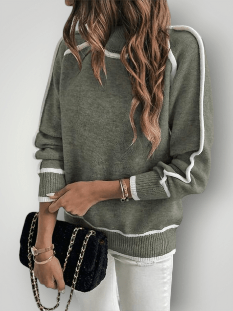 Pull Tricoté Élégant et Confortable 4