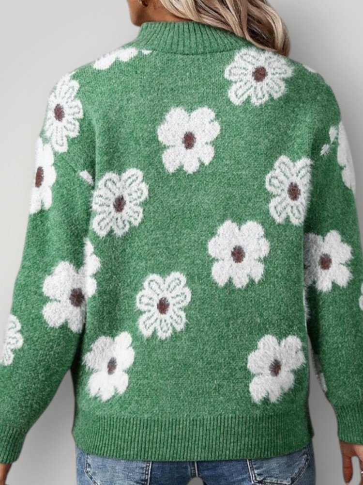 Pull Zippé Femme Élégant et Confortable 2