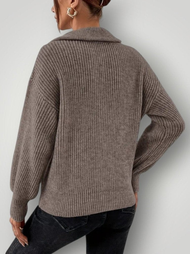 Pull Zippé Homme Élégant et Confortable 2