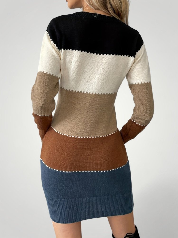 Robe Color Block Élégante et Confortable 10 - Mode Lumière
