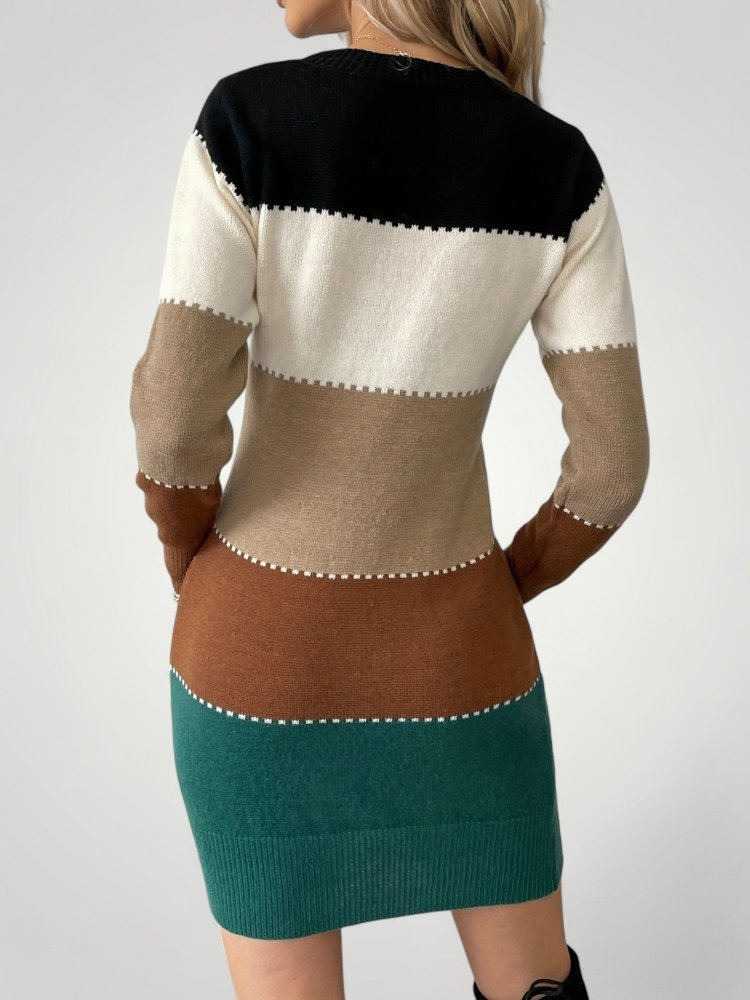 Robe Color Block Élégante et Confortable 3 - Mode Lumière