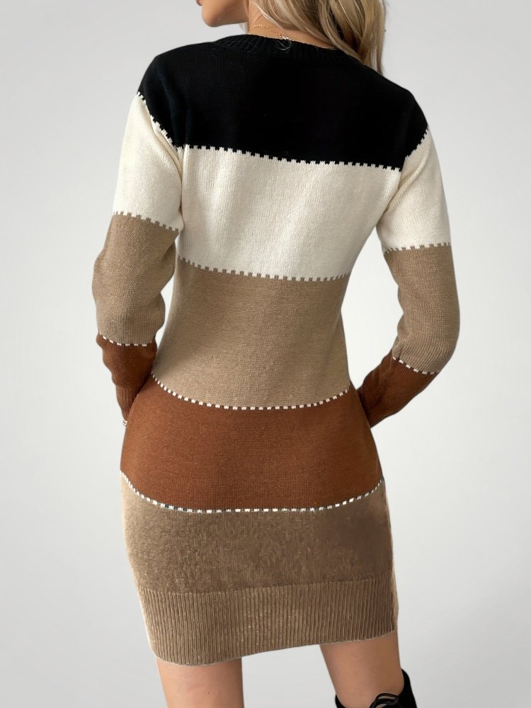 Robe Color Block Élégante et Confortable 6 - Mode Lumière