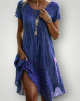 Robe Courte Femme Blanche Élégante et Confortable 0