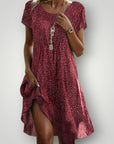 Robe Courte Femme Blanche Élégante et Confortable 1
