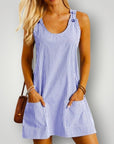 Robe d'Été Femme Chic à Rayures Élégantes 3
