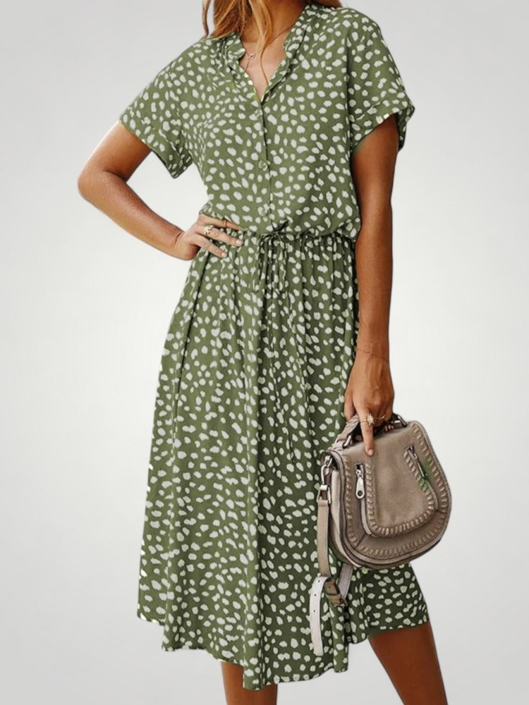 Robe d'Été Midi Chic et Flatteuse 4 - Mode Lumière