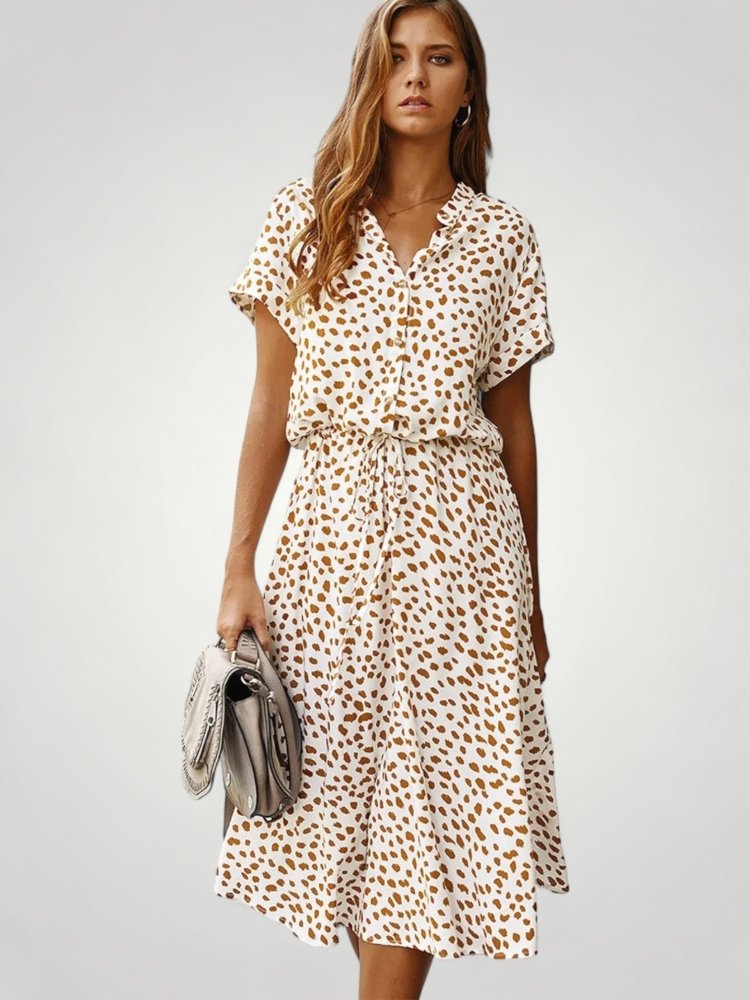 Robe d'Été Midi Chic et Flatteuse 1 - Mode Lumière