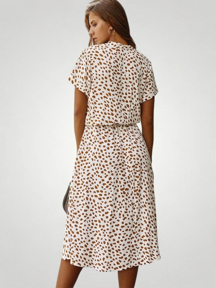 Robe d'Été Midi Chic et Flatteuse 2 - Mode Lumière