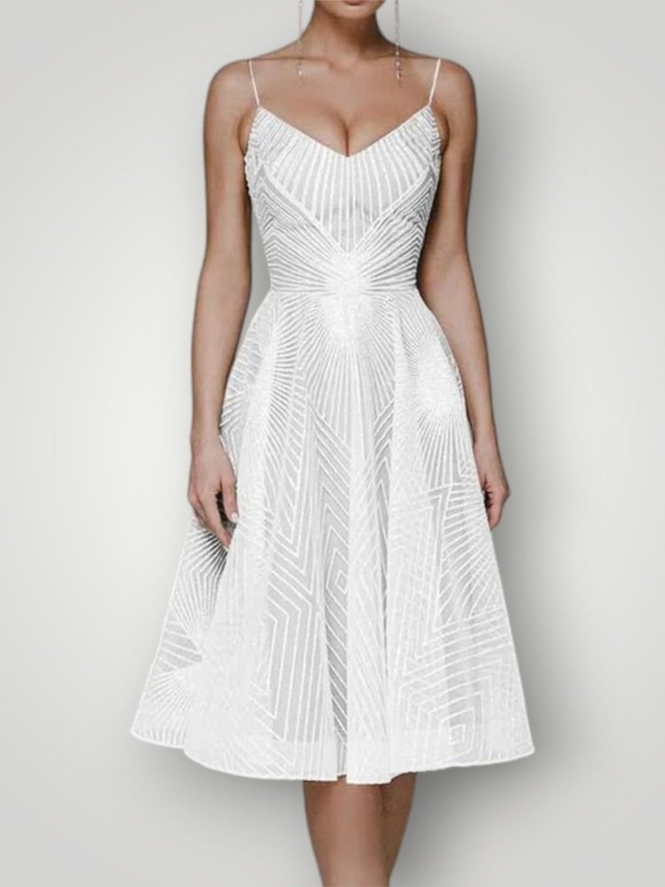 Robe Élégante Femme à Dos Ouvert Chic 5