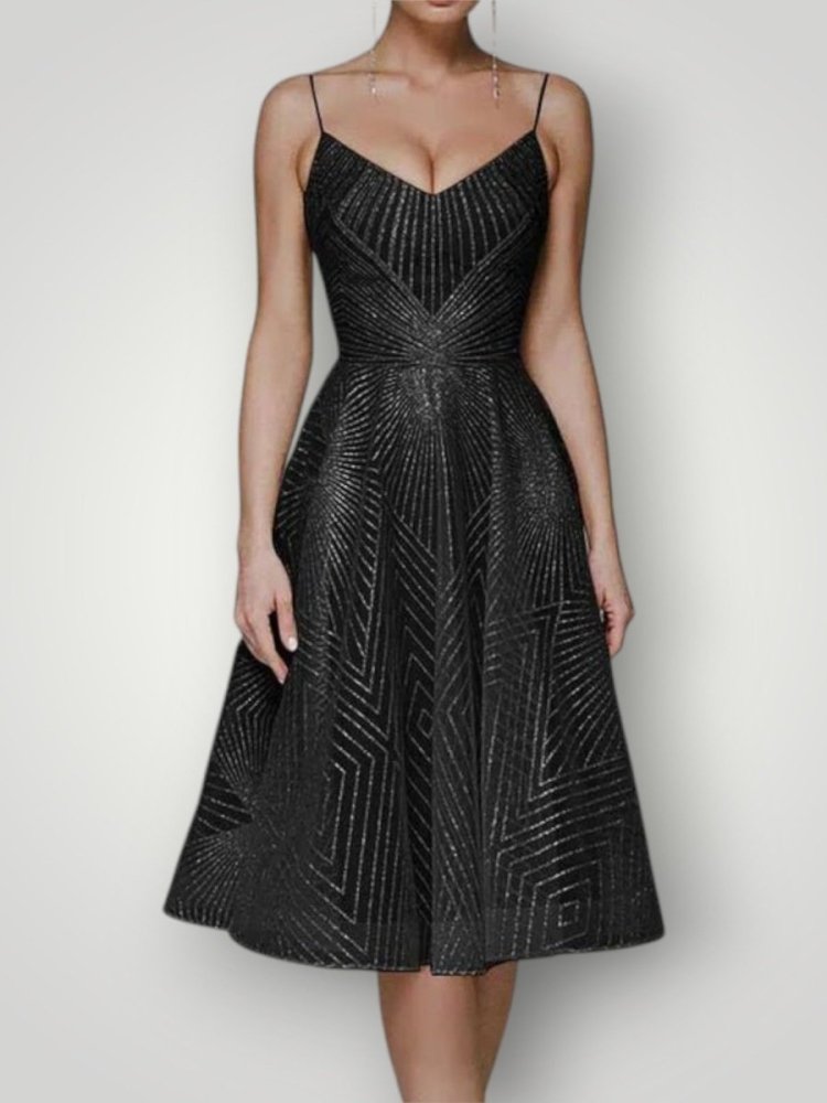Robe Élégante Femme à Dos Ouvert Chic 3