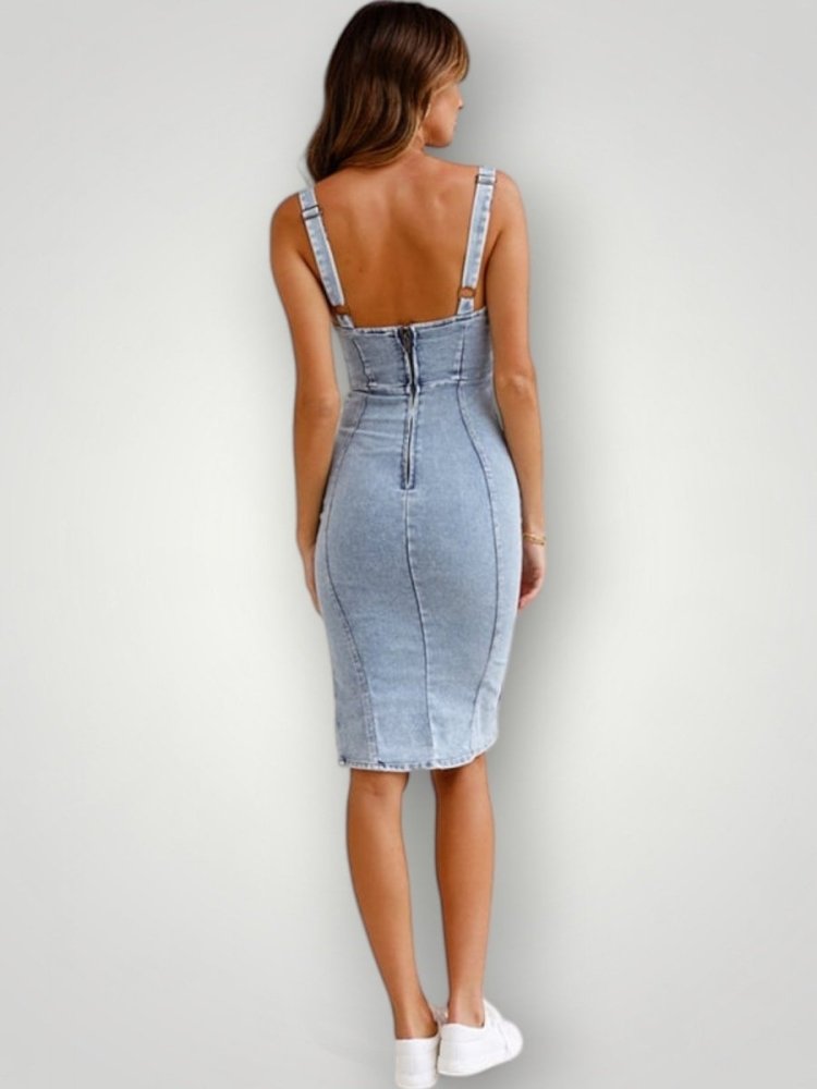 Robe en Jean Femme Longue Confortable 3