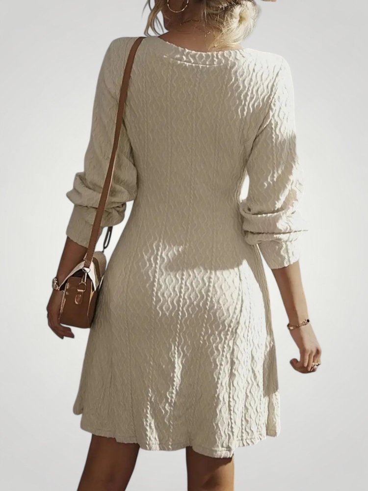 Robe Femme Mini Col V Élégante et Confortable 3 - Mode Lumière