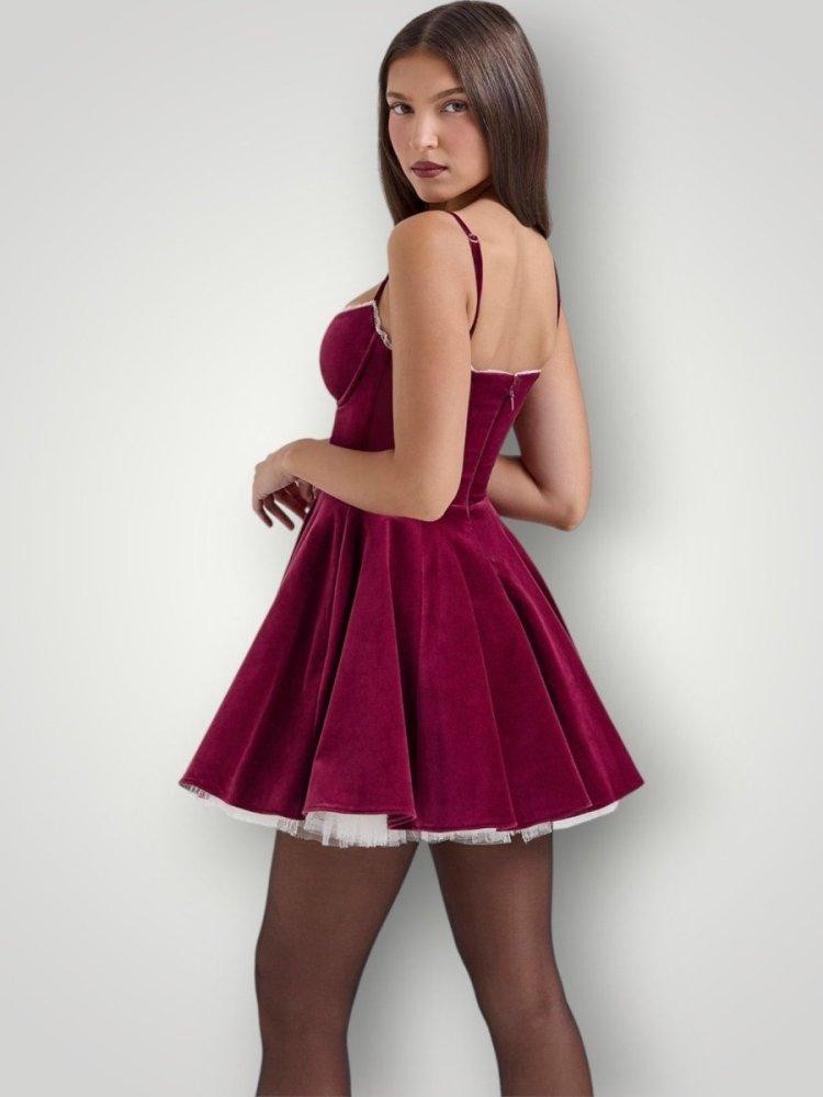 Robe Femme Mini Élégante pour Soirée Chic 1