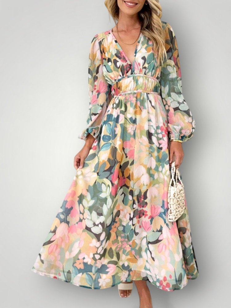 Robe Fleurie Élégante 0