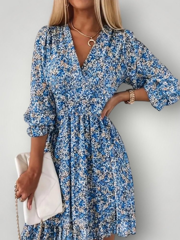 Robe Fleurie Élégante et Confortable 3