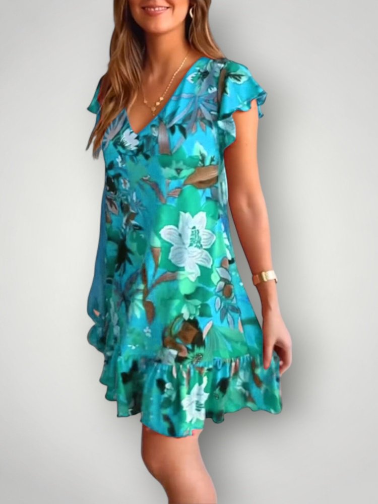 Robe Fleurie Élégante et Confortable 4