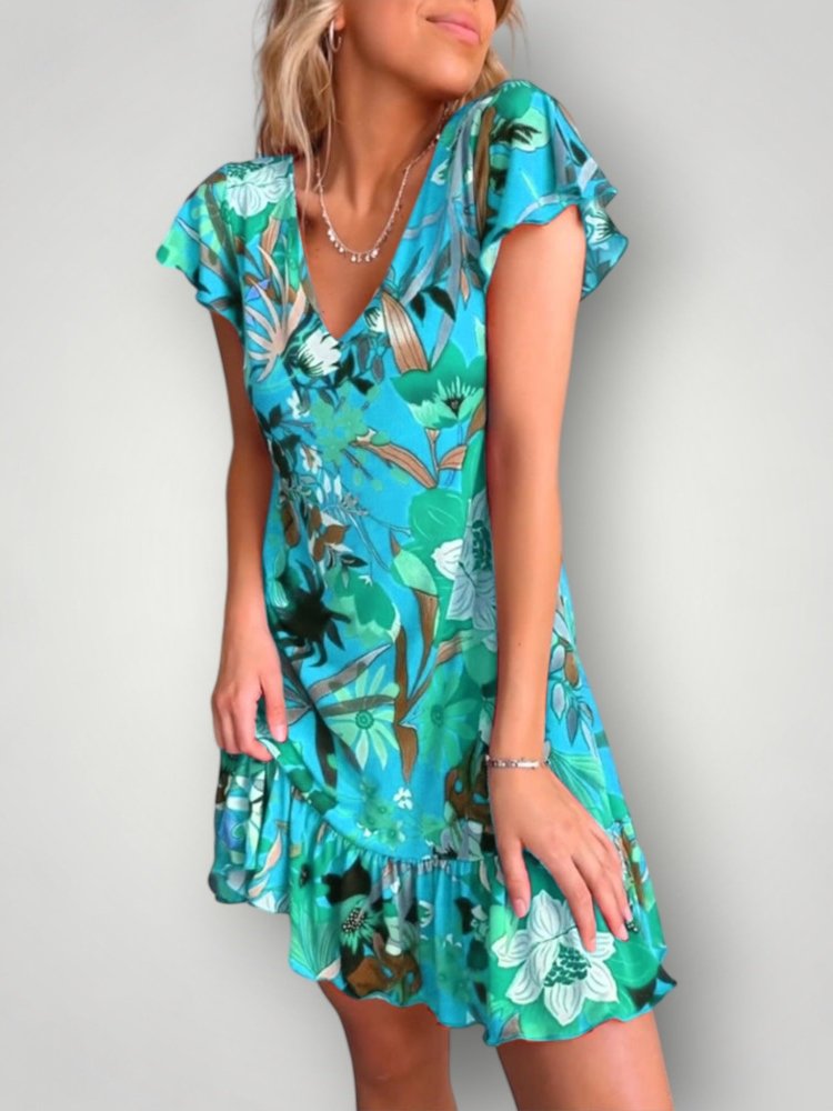 Robe Fleurie Élégante et Confortable 5