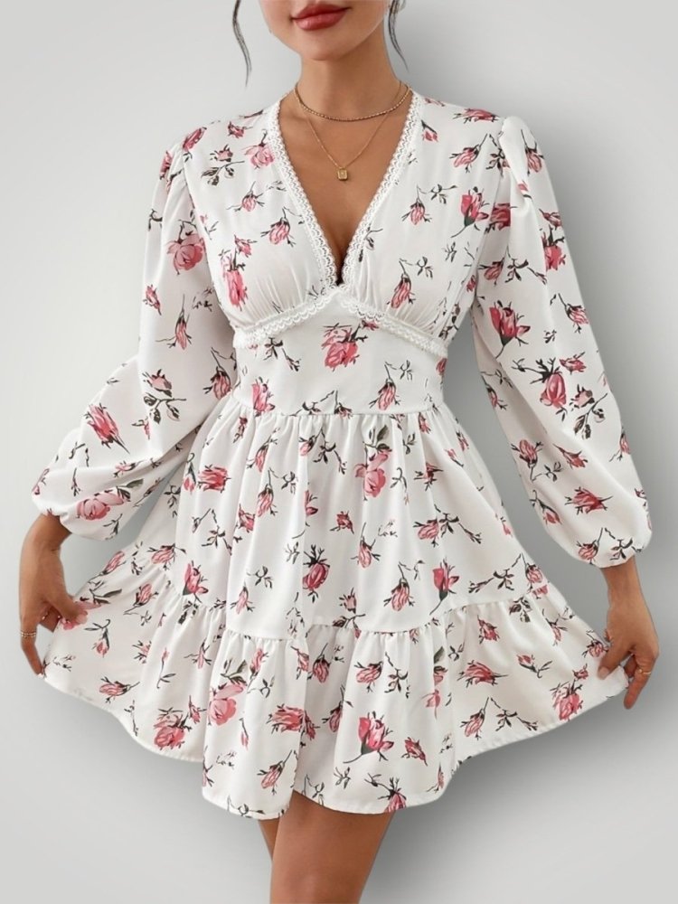Robe Fleurie Élégante et Confortable 0