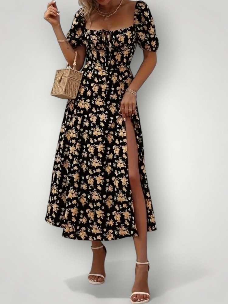 Robe Fleurie Élégante 0