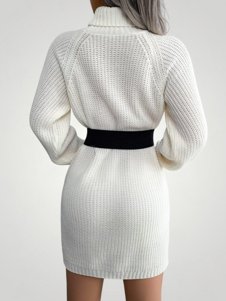 Robe Gown Col Roulé Élégante et Confortable 6 - Mode Lumière