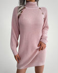 Robe Gown Col Roulé Élégante et Confortable 7 - Mode Lumière