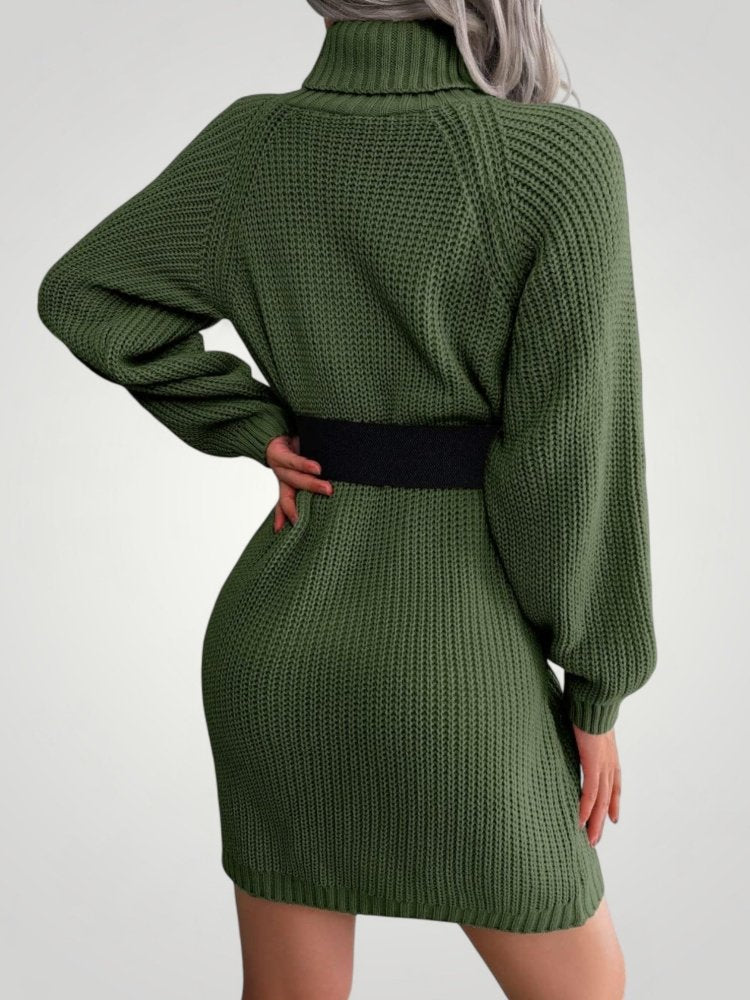 Robe Gown Col Roulé Élégante et Confortable 3 - Mode Lumière