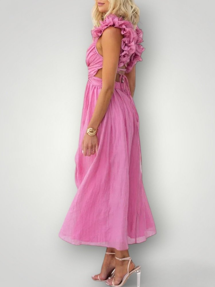 Robe Longue Été Femme Chic et Confortable 3