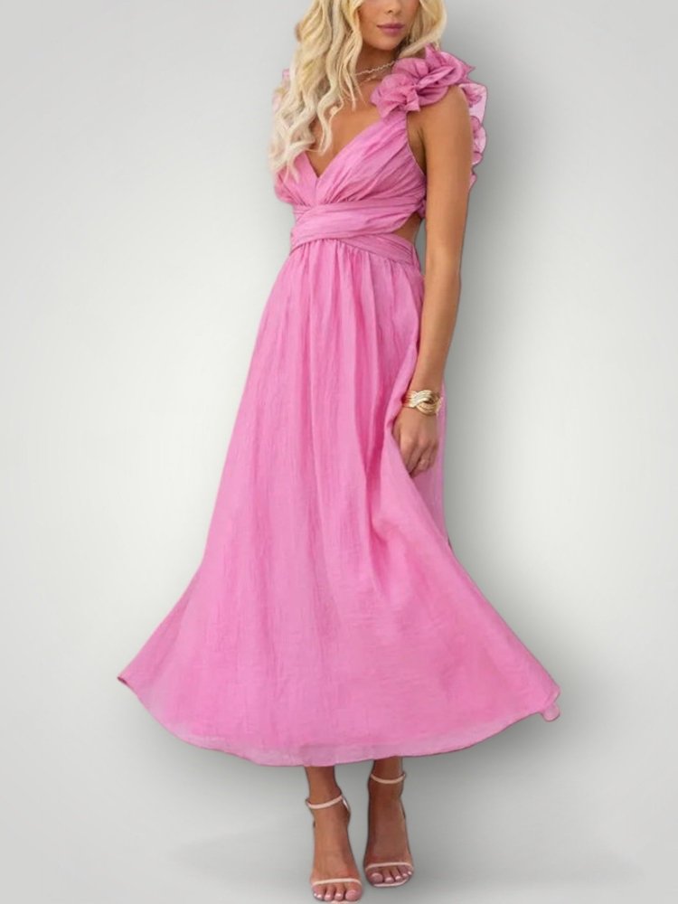 Robe Longue Été Femme Chic et Confortable 1