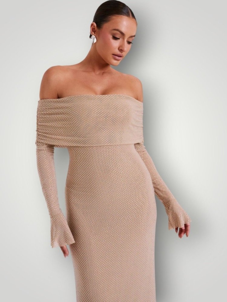 Robe Longue Femme Éblouissante et Chic 3