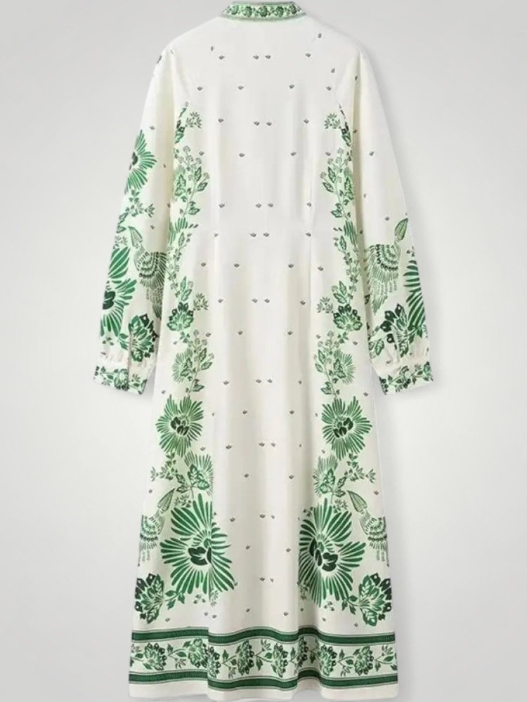 Robe Longue Fleurie Élégante d'Été 4 - Mode Lumière