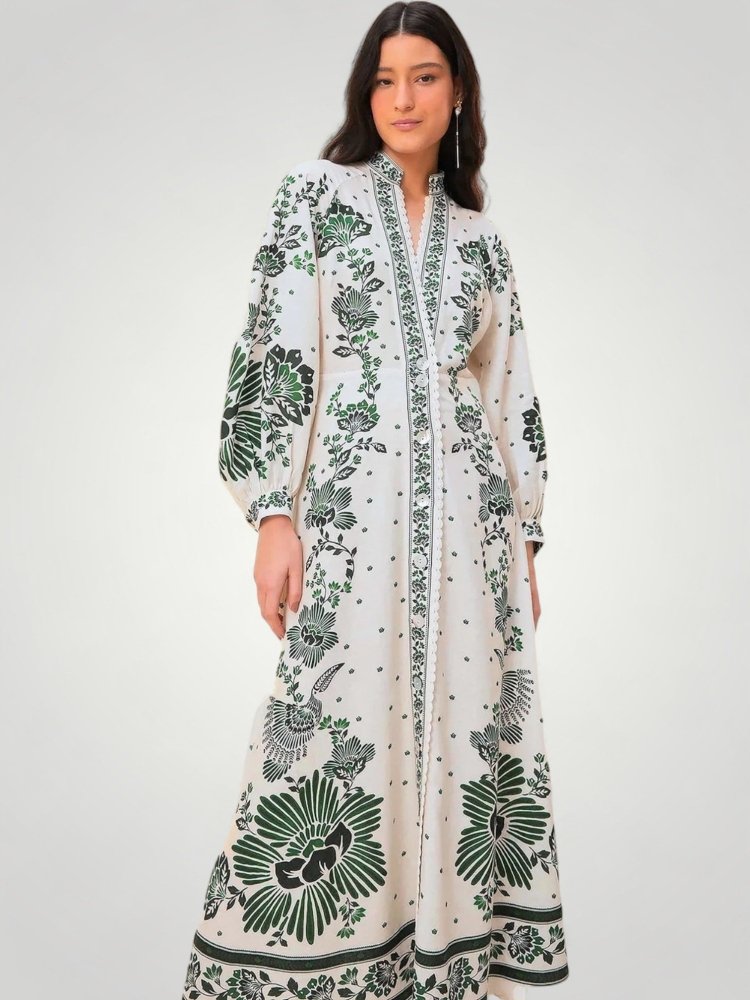 Robe Longue Fleurie Élégante d'Été 1 - Mode Lumière