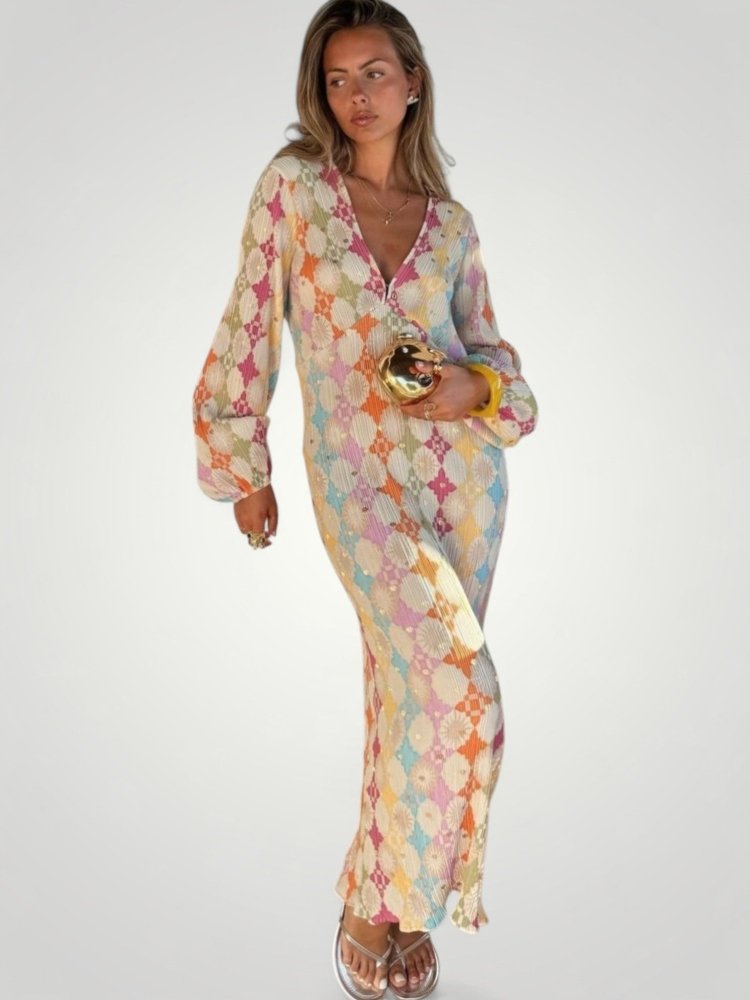 Robe Maxi Boho Élégante et Confortable 2 - Mode Lumière