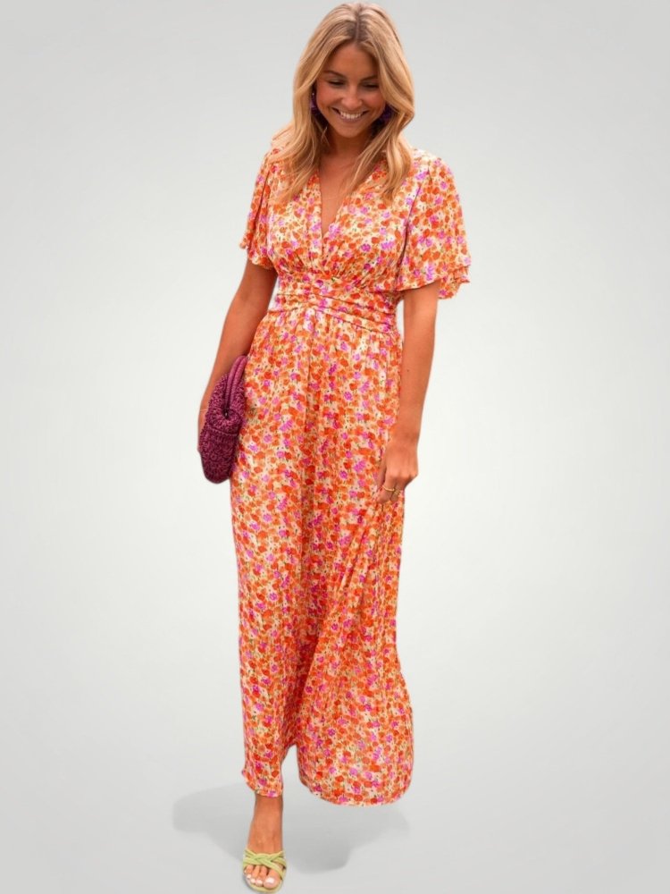 Robe Maxi Fleurie Élégante et Aérée 2 - Mode Lumière