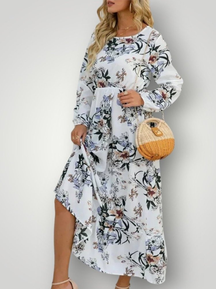Robe Maxi Fleurie Élégante 1