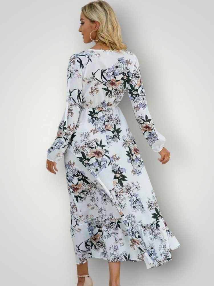 Robe Maxi Fleurie Élégante 4