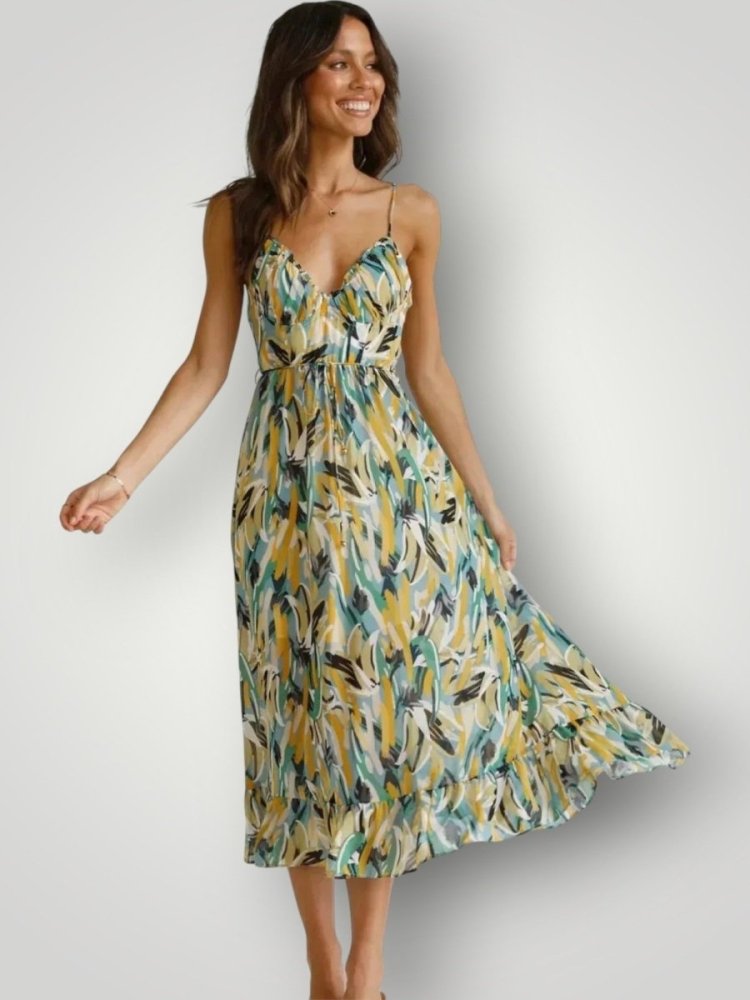 Robe Midi Femme Élégante et Confortable 3