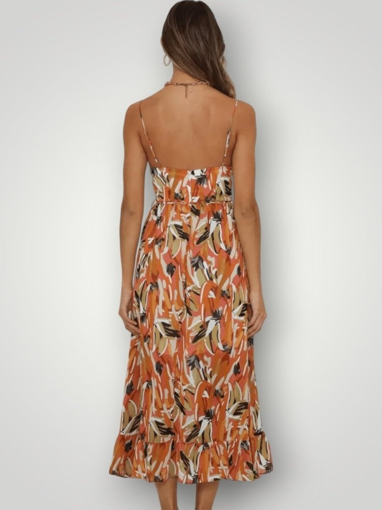 Robe Midi Femme Élégante et Confortable 1