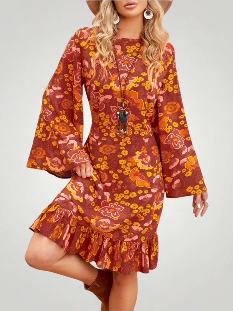 Robe Mini Boho Élégante et Confortable 2 - Mode Lumière