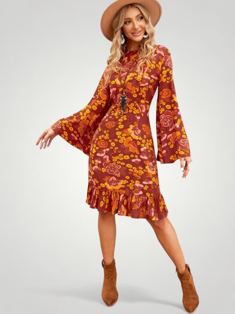 Robe Mini Boho Élégante et Confortable 1 - Mode Lumière