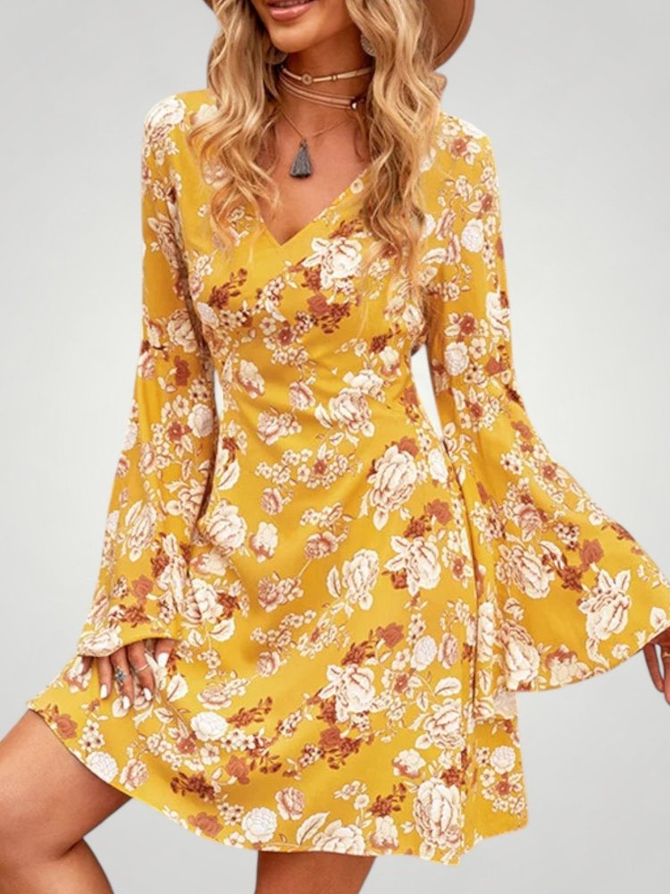 Robe Mini Boho Élégante et Confortable 4 - Mode Lumière