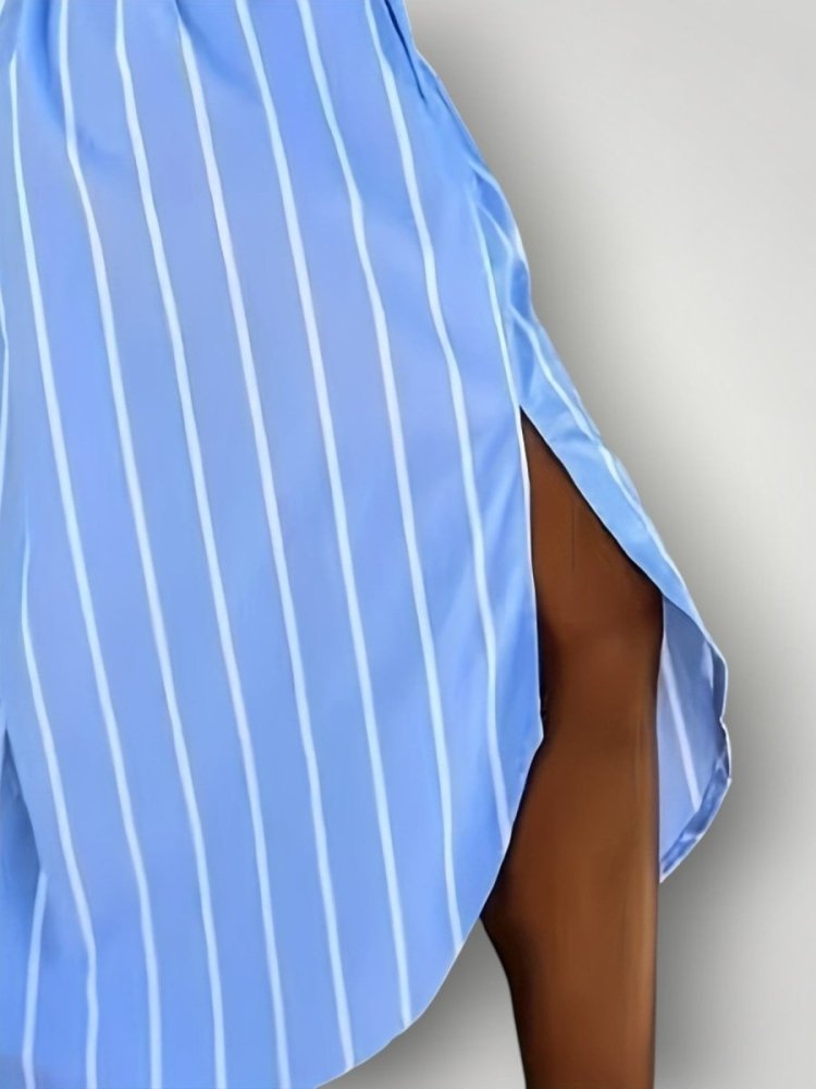 Robe Rayée Élégante et Confortable 3